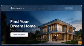 Real Estate Business website concept